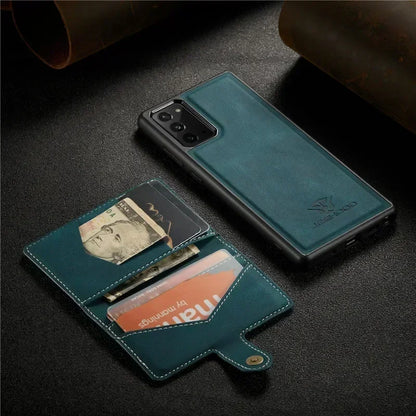 2 in 1 Magnetic Detachable Leather Wallet Case for Samsung A series